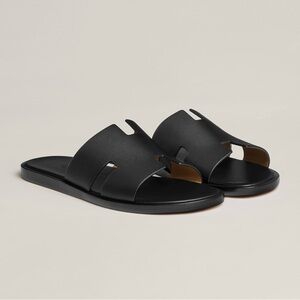 Hermès Sandals men Black